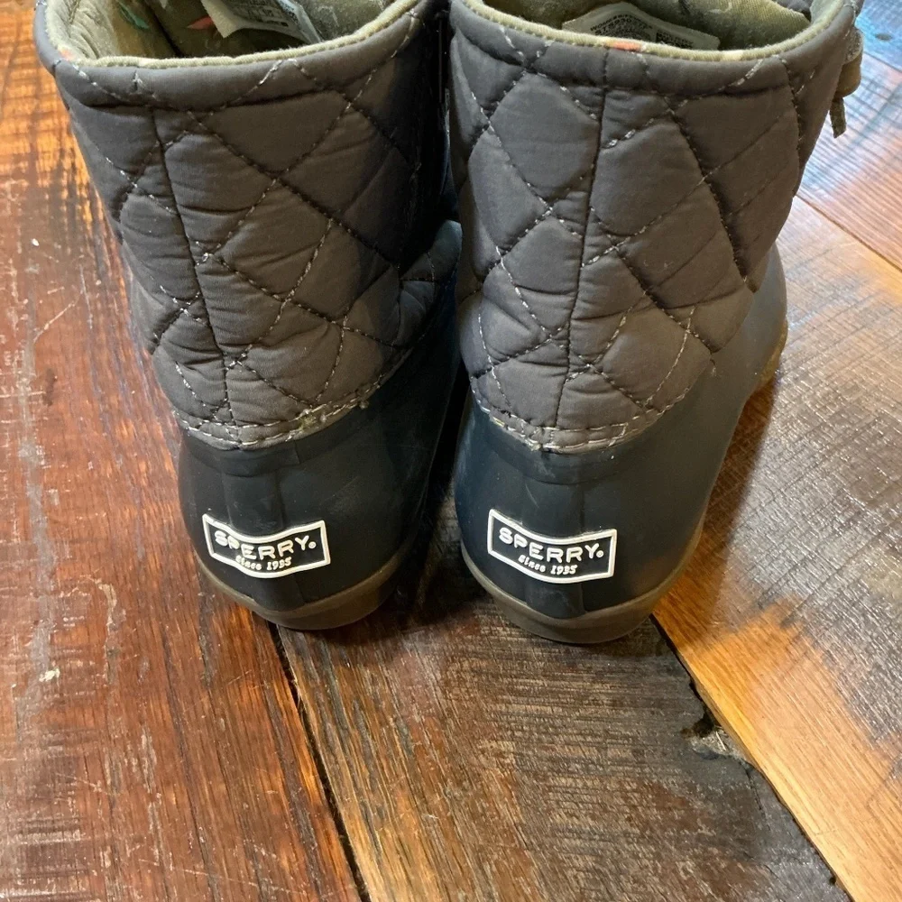 Sperry Women’s Quilted Duck Boots STS93027F Gray Size 7 – Waterproof